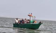 Alunos no Barco